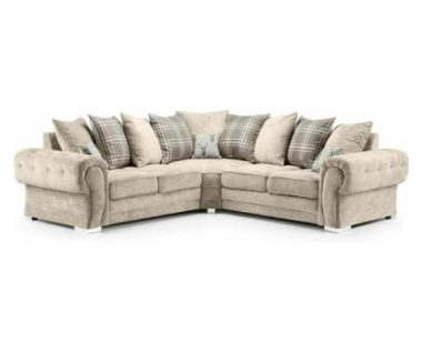 large beige corner sofa