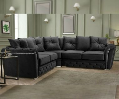 Black Corner Couch