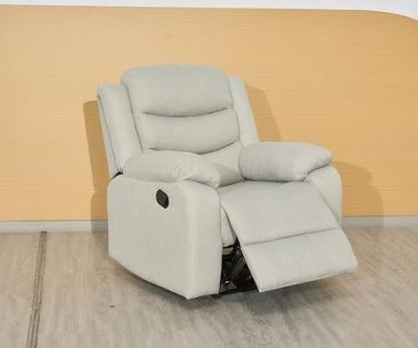Recliner Grey Fabric 2 Seater