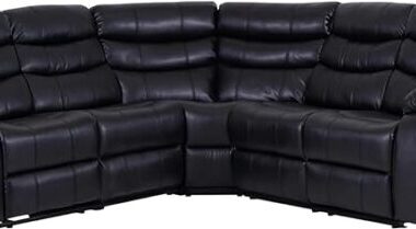 Recliner Black Cheap Corner Couch